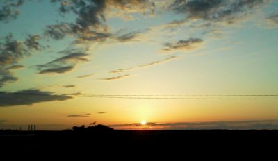 夕日